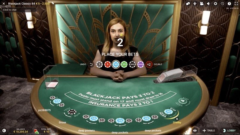 Sử dụng chiến thuật chơi game Blackjack thông minh