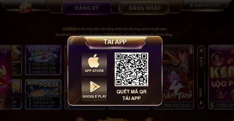 Hướng dẫn cho hội viên tải app Sunwin cho Android & iOS