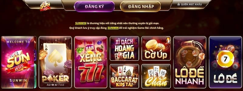 Ưu điểm nổi bật tạo nên sức hút của game đánh bài miễn phí Sunwin